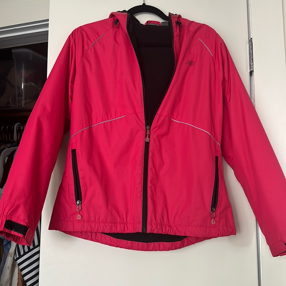 New Balance pink fleece jacket